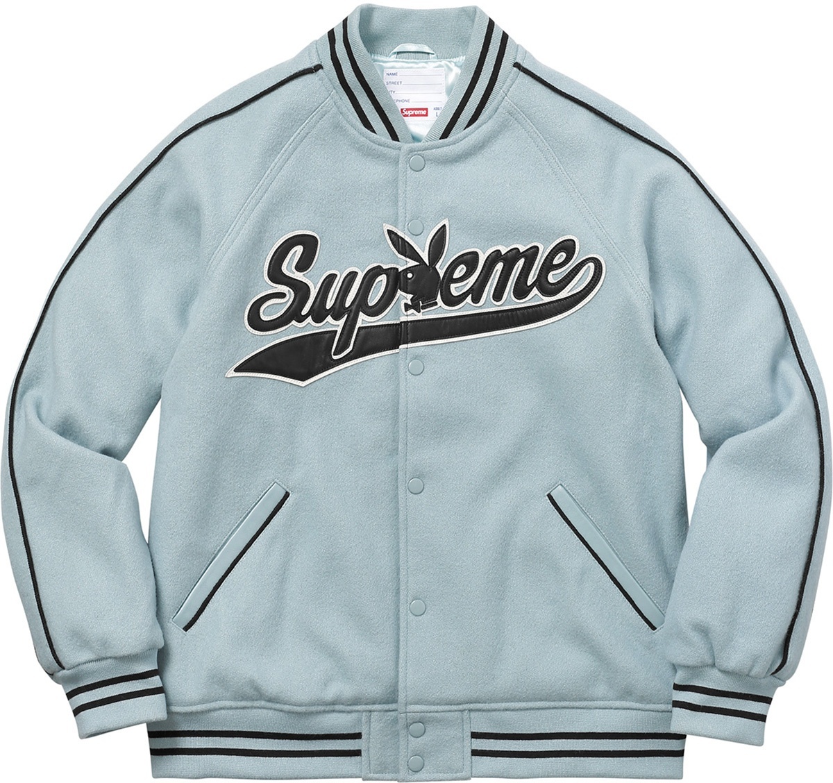 Supreme®/Playboy© Wool Varsity Jacket view 20